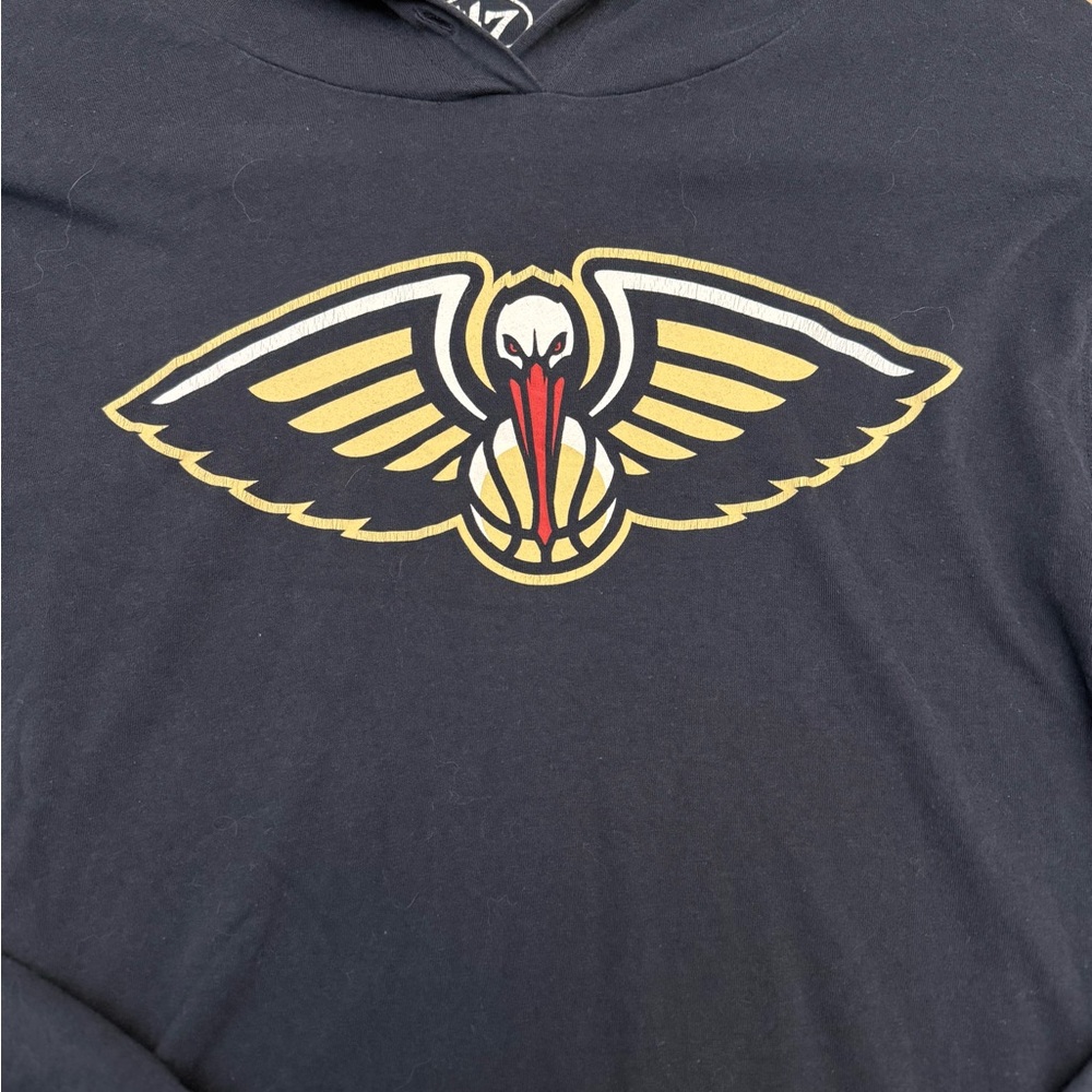 47 Brand Dark Blue Pelicans Hoodie - Picture 3 of 4